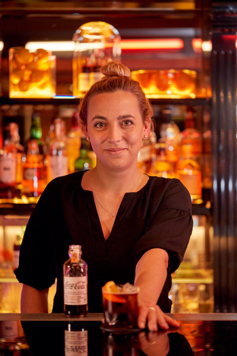 portrait of pippa guy coca cola signature mixers Kwant london heddon street